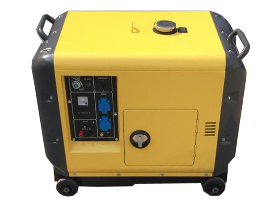 CE jaune de petits générateurs portatifs de génération de 5.5kva Electric Power