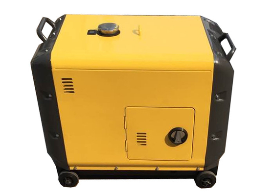 CE jaune de petits générateurs portatifs de génération de 5.5kva Electric Power