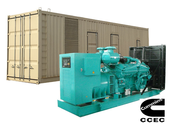 centrale diesel d'auvent de conteneur de générateur de 1000KW Cummins avec l'ATS