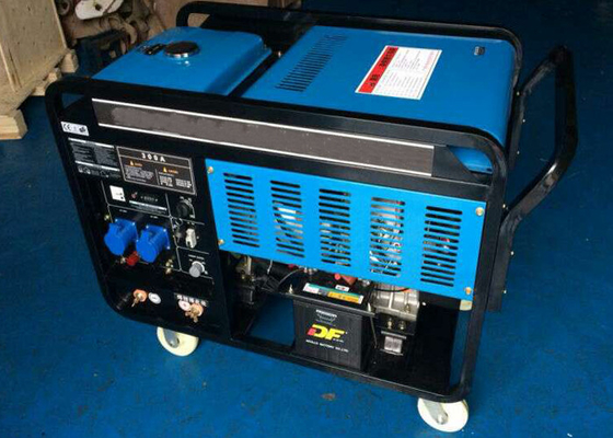 300A générateur diesel portatif bleu du niveau sonore 70dB avec l'écran d'affichage à cristaux liquides