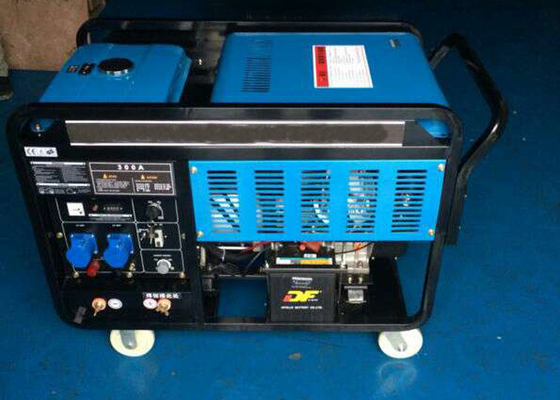 300A générateur diesel portatif bleu du niveau sonore 70dB avec l'écran d'affichage à cristaux liquides