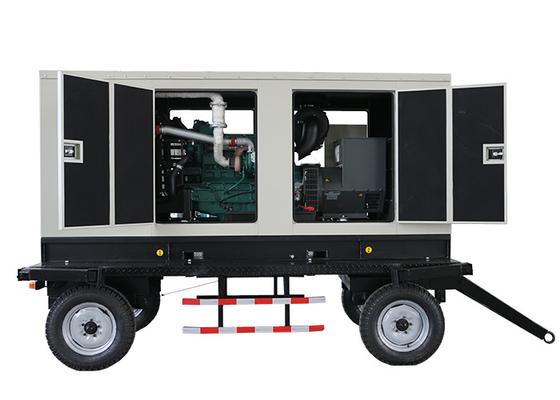 Générateur mobile diesel de remorque du groupe électrogène de Cummins d'utilisation durable 100kva sortie de 3 phases