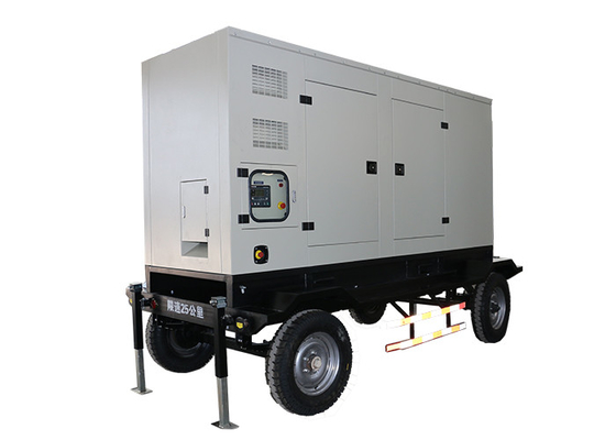 Générateur mobile diesel de remorque du groupe électrogène de Cummins d'utilisation durable 100kva sortie de 3 phases