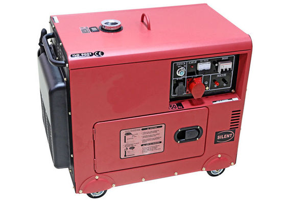 Type silencieux moteur générateur électrique portatif diesel de la puissance 5000w 5kw de petit de 186FAE