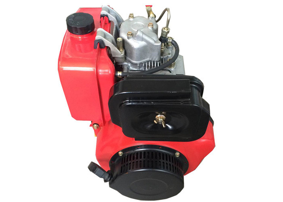 Les moteurs diesel de haute performance de couleur rouge 1 air de cylindre ont refroidi le début électrique
